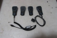 U193 ROV MS2200 BT BLUETOOTH SCANNER LOT OF 4 W 1-USB/1 1AUX CABEL FREE SHIPPING