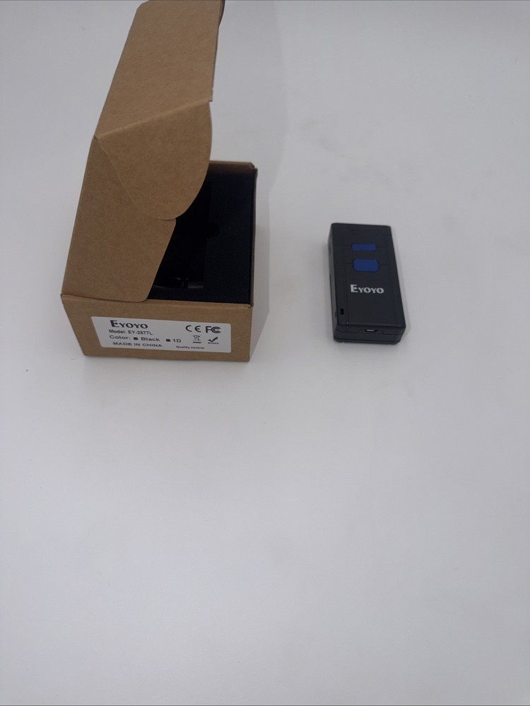 Eyoyo Mini 1D Wireless Barcode Scanner Reader Bluetooth Wireless & Wired