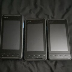 Unitech Lot of 3 Rugged Handheld Touchscreen Mobile Computers w/ Barcode Scanner