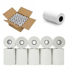 200 Rolls 2 1/4″ x 85′ Cash Registers Credit POS Receipt Thermal Paper Lables