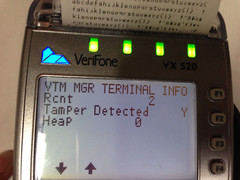 Verifone VX520 Credit Card Terminal – Fully Functional – No Power Supply