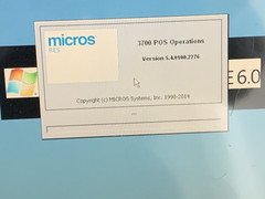 Micros Workstation 5A POS Touchscreen Terminal/STAND 400814-101C & Epson TM-T88V