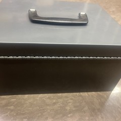 Vintage Steelmaster Cash Lock Box (no key) Closes