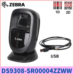 Zebra DS9308-SR00004ZZWW 1D/2D USB Desktop Hands-free Barcode Scanner With Cable