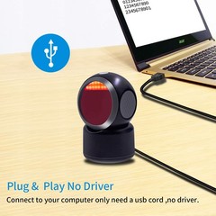 2D QR Barcode Scanner,Symcode Omnidirectional Hands-Free Automatic Barcode