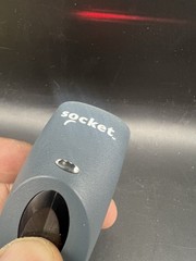 Socket Mobile CHS 7E Bluetooth Barcode Scanner 8550-00007D Gray Tested Working