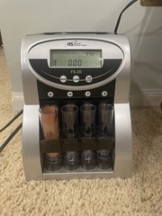 Royal Sovereign 2 Row Electric Digital Display Anti-Jam Coin Counter FS-2D
