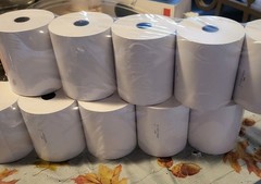 Lot of 5 Thermal Receipt Paper Rolls 3 1/4” Register Tape