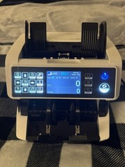 MUNBYN IMC01 Bank Grade Money Counter Machine Mixed Denomination, 2CIS/UV/IR/MG/