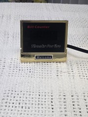 Homeland goods Gold Money Bill Counter machine not tested missing power cable