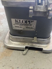 KLOPP Coin Counter Model CE Electric Machine