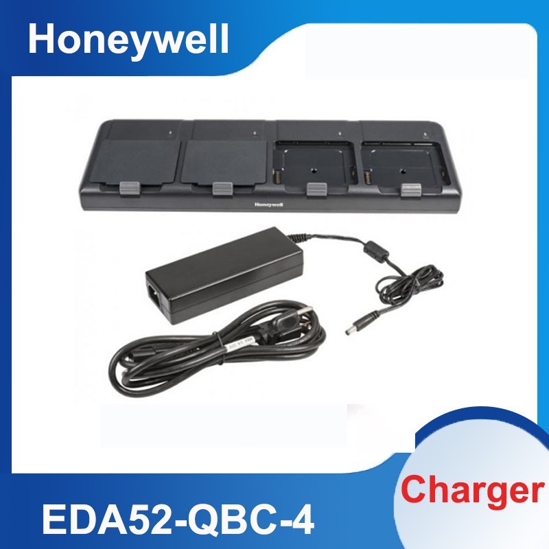 Honeywell EDA52 Quad Battery Charger EDA52-QBC-4 ,Power Cord included
