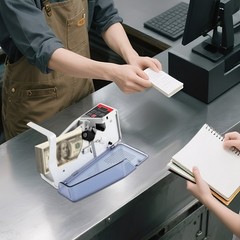 Money Counter Machine Currency Cash Bank Counterfeit Detector Cash Counting