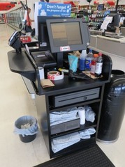 Lot of 4 – Toshiba Self Checkout System 7 6800-110 & SCO Manager Cashier Stand