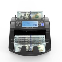 USA Money Counter Machine with Value Count – DT200 Large 4” LCD Display Cash …