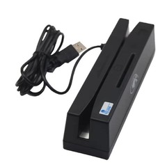 USB 4-in-1 Card Reader Writer Magnetic EMV IC Chip RFID PSAM