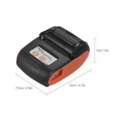 MIni 58mm Portable Wireless BT Pocket Mobile POS Thermal Label Receipt Printer