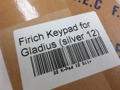 FEC Firich 32-Key Silver Keypad for Gladius All-In-One POS System K-Pad – NEW!