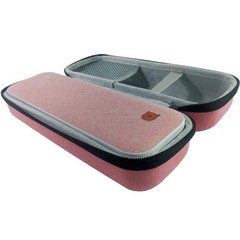Carrying case with Handle for Portable Printers of IOOIOO Peripage A40, Pink