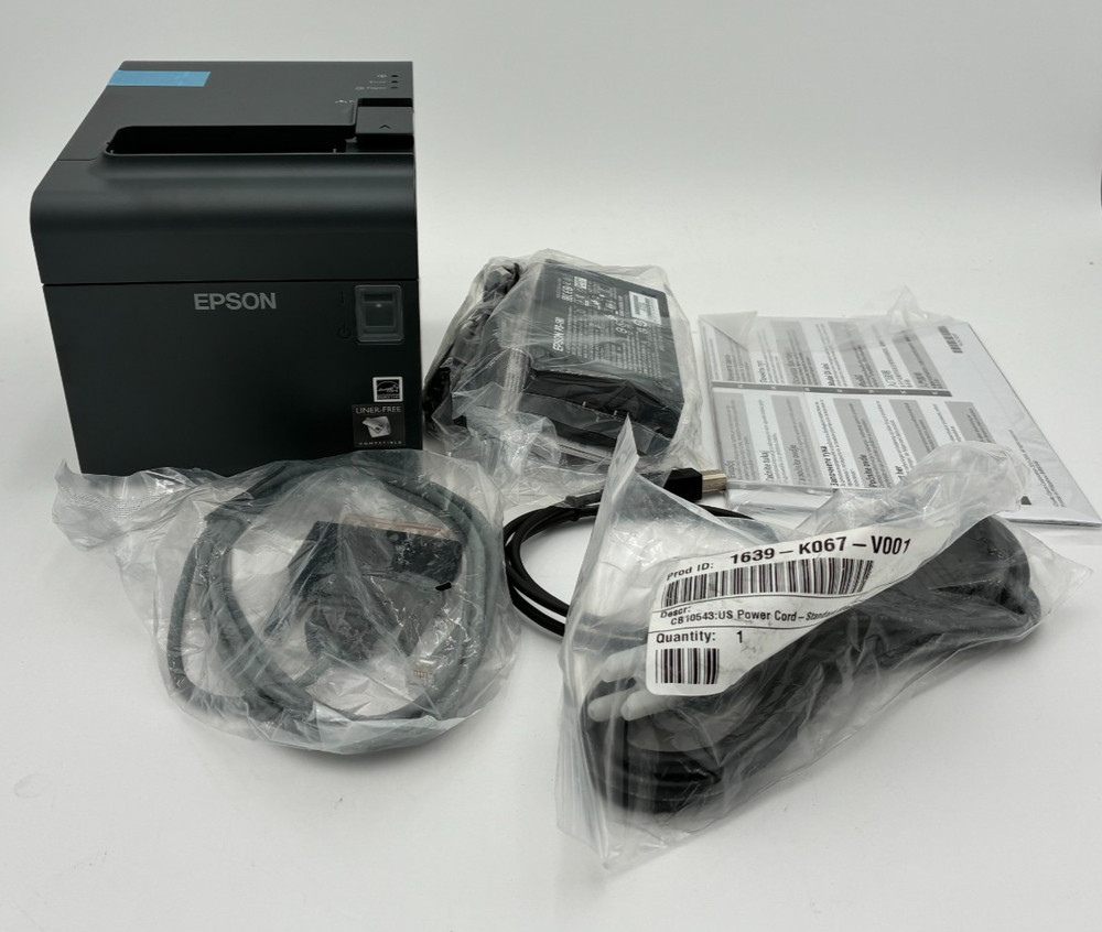 New Epson TM-L90 M313A Thermal POS Label Receipt Printer – Parallel USB Network
