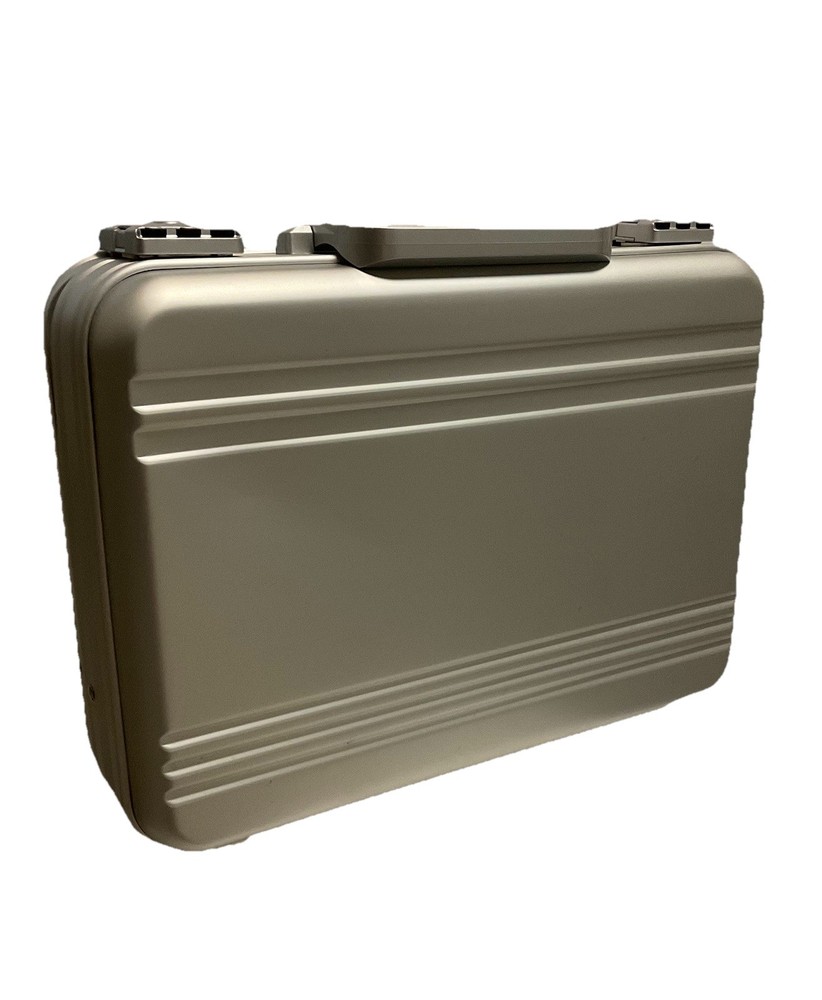 Aluminum Briefcase 14.5X10.6X4.5 Inch Metal Toolbox Cash Case READ Description