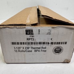 Thermal Cash Register Rolls 3 1/8 Inch x 230 feet Qty 10