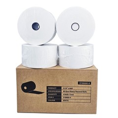(4 Rolls – 1 Case) 3 1/8″ x 660′ heavy thermal – nautilus hyosung halo – 80 G…