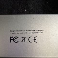 Deftun MSR X6 (BT) POS Card Reader Writer Encoder Hi-co Lo-co Model MSR X6 MPN