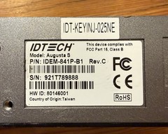 ID Tech Augusta S, IDEM-841P, USB Chip and Magnetic Stripe Card Reader