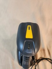 Adesso NuScan 4100B Black Bluetooth Antimicrobial Waterproof CCD Barcode Scanner