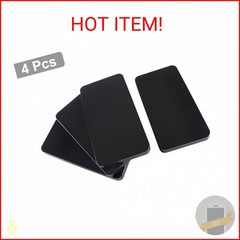 MC MEICHUANG 4 PCS Black Metal Cash Box Money Saving Organizer for Cash Single R