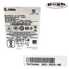 Zebra GK420t GK42-102210-000 Thermal Transfer Label Printer 203dpi USB Ethernet