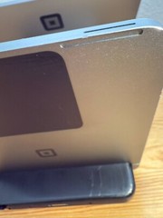 Square Model SPB1-01 POS Register w/ Card Reader SPB4-01 (No power cables)