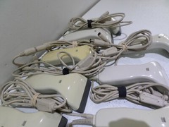 LOT OF 10 Unbranded SD-840 PS/2 Wedge Barcode Scanners