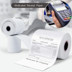 100 Rolls 2 1/4″ x 85′ feet Thermal POS Cash Register Credit Card Receipt Paper