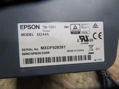 Epson TM-T88V M244A POS Thermal Receipt Printer USB + Power Adapter