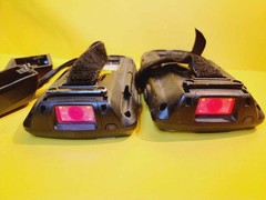 LOT OF 2 DEFECTIVE JANAM XM66 MOBILE COMPUTER HANDHELD WIRELESS BARCODE SCANNERS