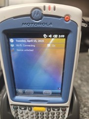 Lot of 2 Unlocked Motorola/Windows Mobile MC75A0 Handheld PC/Scanner + Cradle,