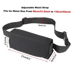 Euro Coin Holder Coin Dispenser Fanny Pack w/ Banknote Waiters Purse US coin too