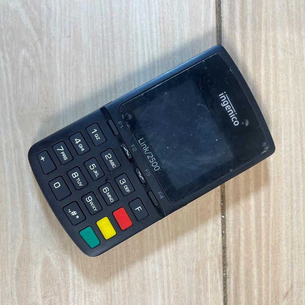 Ingenico Link 2500 Portable Credit Card Terminal Black Wi-Fi 2.4’’ Color Display