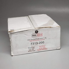 MAX-PRIME (50 Rolls) POS Thermal Printer Rolls 1-Ply 3.13″x200′ 7313-200