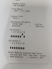 Epson TM-T88VII Thermal Receipt Printer M371A, Serial with Power Adapter