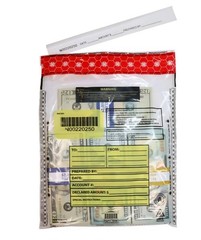 PEN+GEAR 9×12” Tamper Proof Evident Bank Deposit Bags for Cash Coins 25-Pack