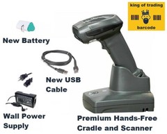 Zebra DS6878 Wireless 2D/1D/QR Barcode Scanner KIT + “Hands-Free Scan” Cradle!