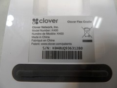 Qty 3 CLOVER FLEX C401U CREDIT CARD W/ K400 Cradles No PS