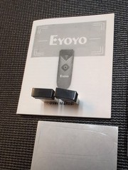 Eyoyo EY-015 Mini Bluetooth Barcode Scanner with charging cord