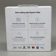 SQUARE Square Reader for Contactless and Chip 2nd Generation 4″ x 4″ White REV-0