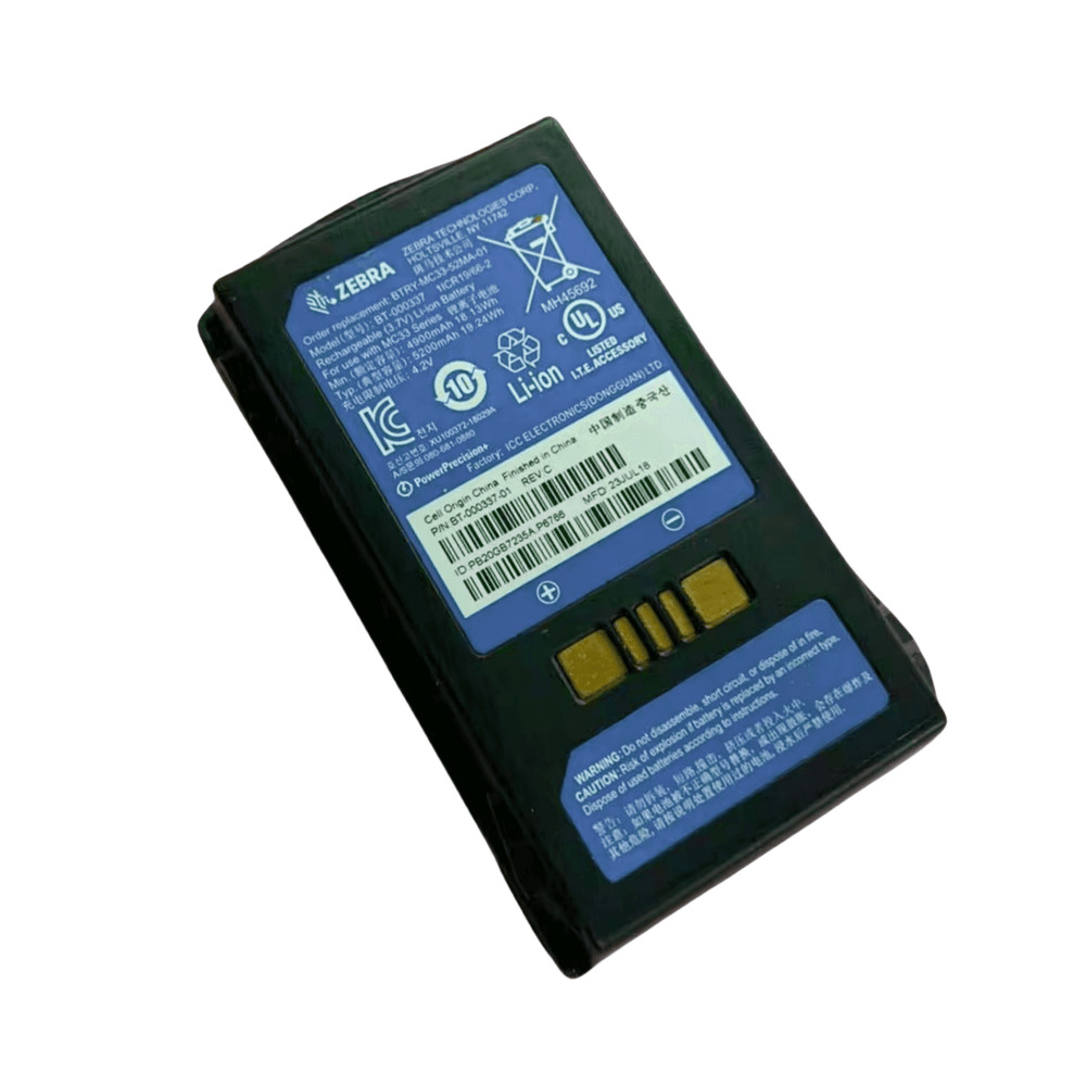 New Original BT-000337 Battery for Zebra MC3300 BTRY-MC33-52MA-01 5200mAh 4.2V
