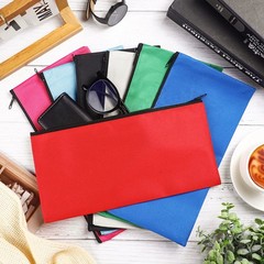 Teling 14 Pack Money Bank Bags with Zipper Security Large, Bright Color