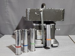Klopp CM Manual Coin Counter w/ Quarter Dime Nickel & Penny Bagging Tubes (READ)